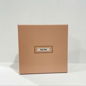 Miu Miu Authentic Gift Box Black 8 x 8 x 4…